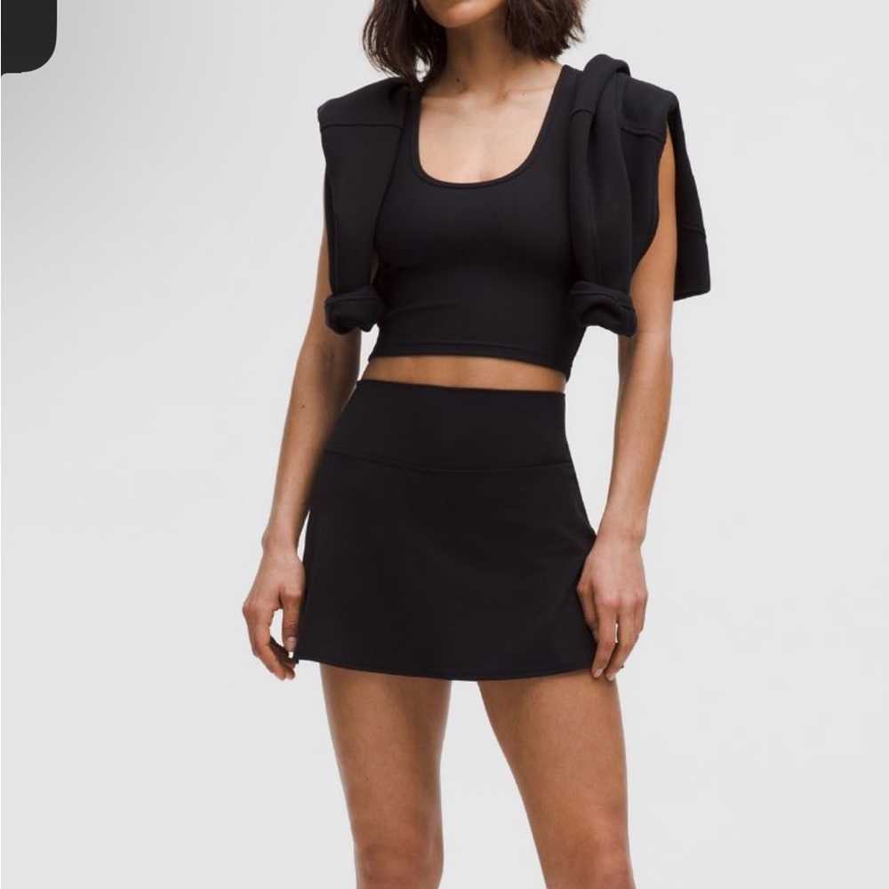 lululemon athletica Black Mini Skirt